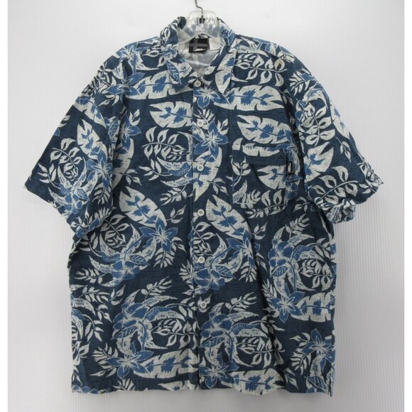 No Fear Other - VINTAGE No Fear Shirt Medium Hawaiian Button Up Skater Surfer Tropical